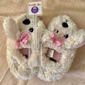 Stride Rite furry slippers